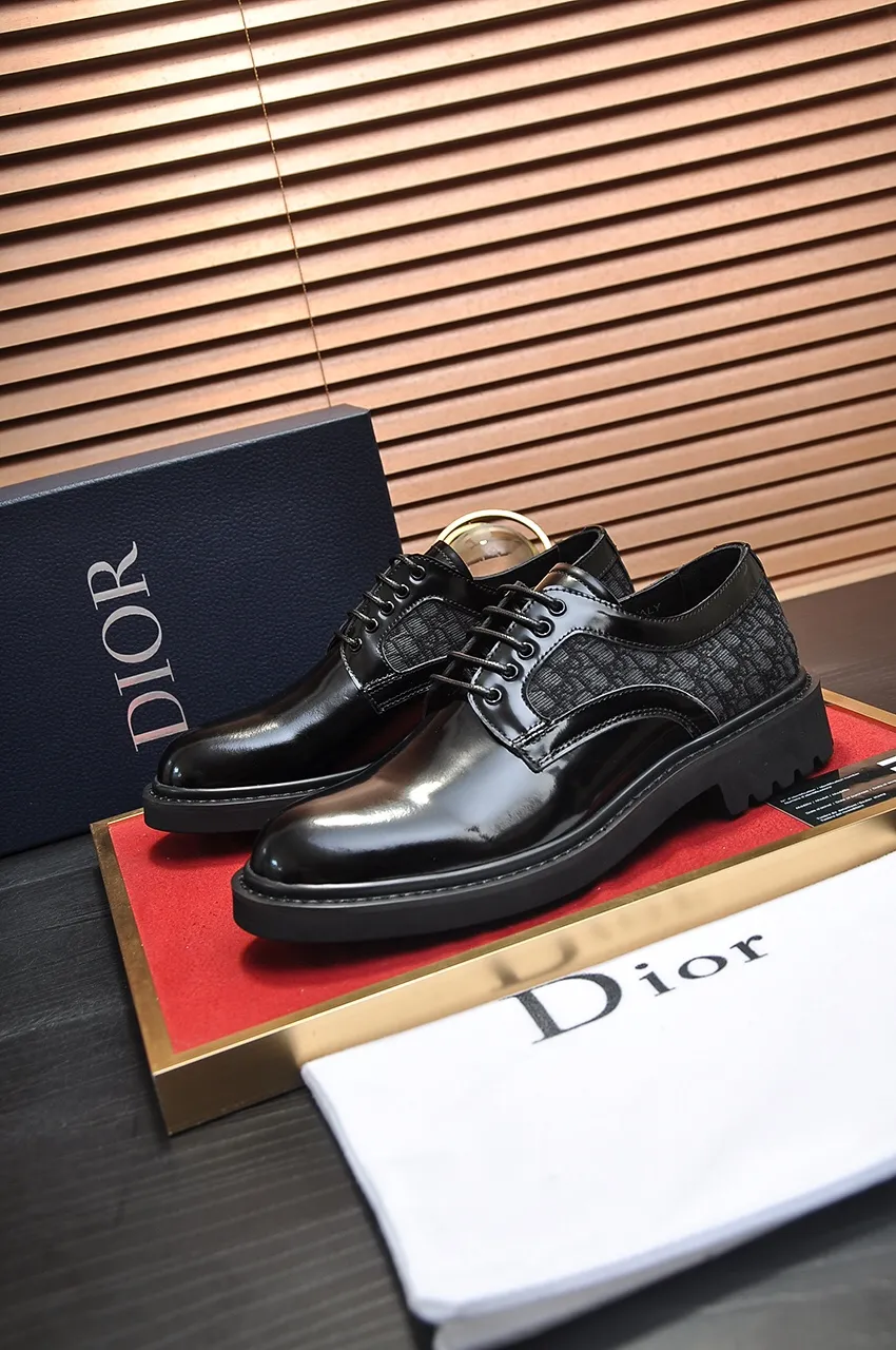 Men's shoes 💰680💶[Dior] (water-dyed cowhide lining) Dior original 1:1 high-quality factory, imported original materials, imported raw cowhide, water-dyed cowhide lining, original TPU outsole, code number: 39-44 (38.45 custom-made)